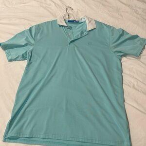 Striped Southern Tide Dry-Fit Collard Shirt